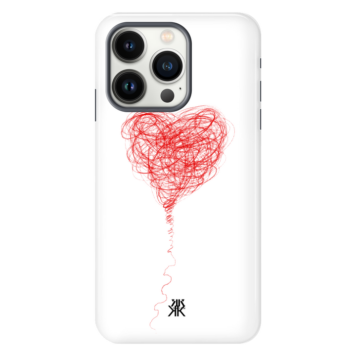 Red Balloon Heart Phone Case - Tough Case - iphone-13-pro
