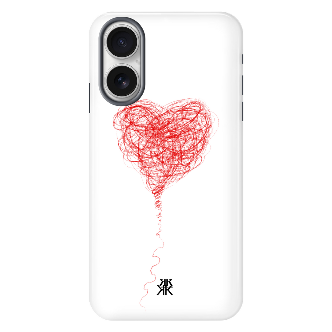 Red Balloon Heart Phone Case - Tough Case - iphone-16