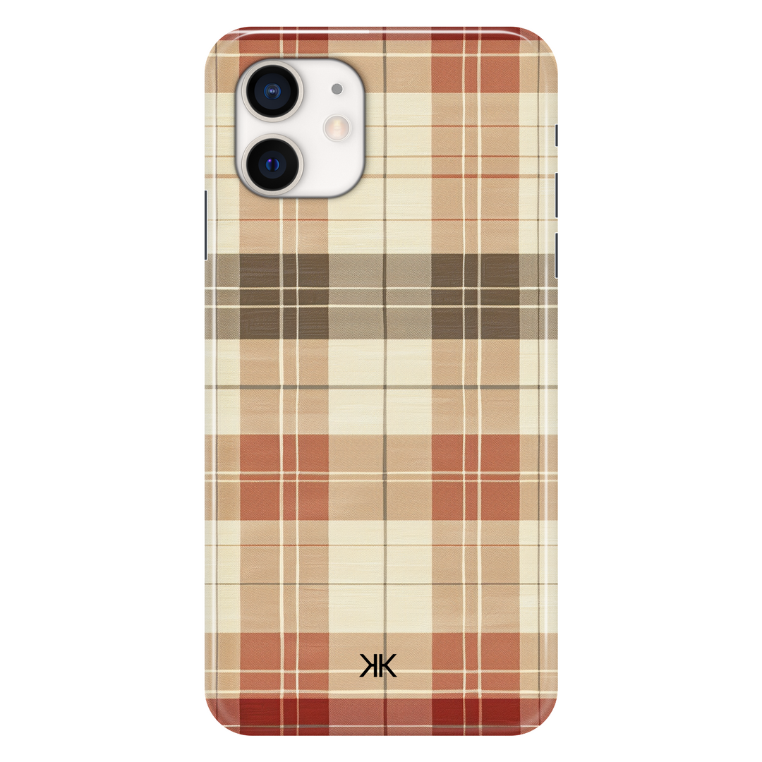 Luxury Plaid phone case for iPhone 12