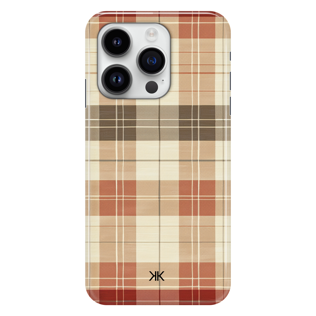 Luxury Plaid phone case for iPhone 14 Pro