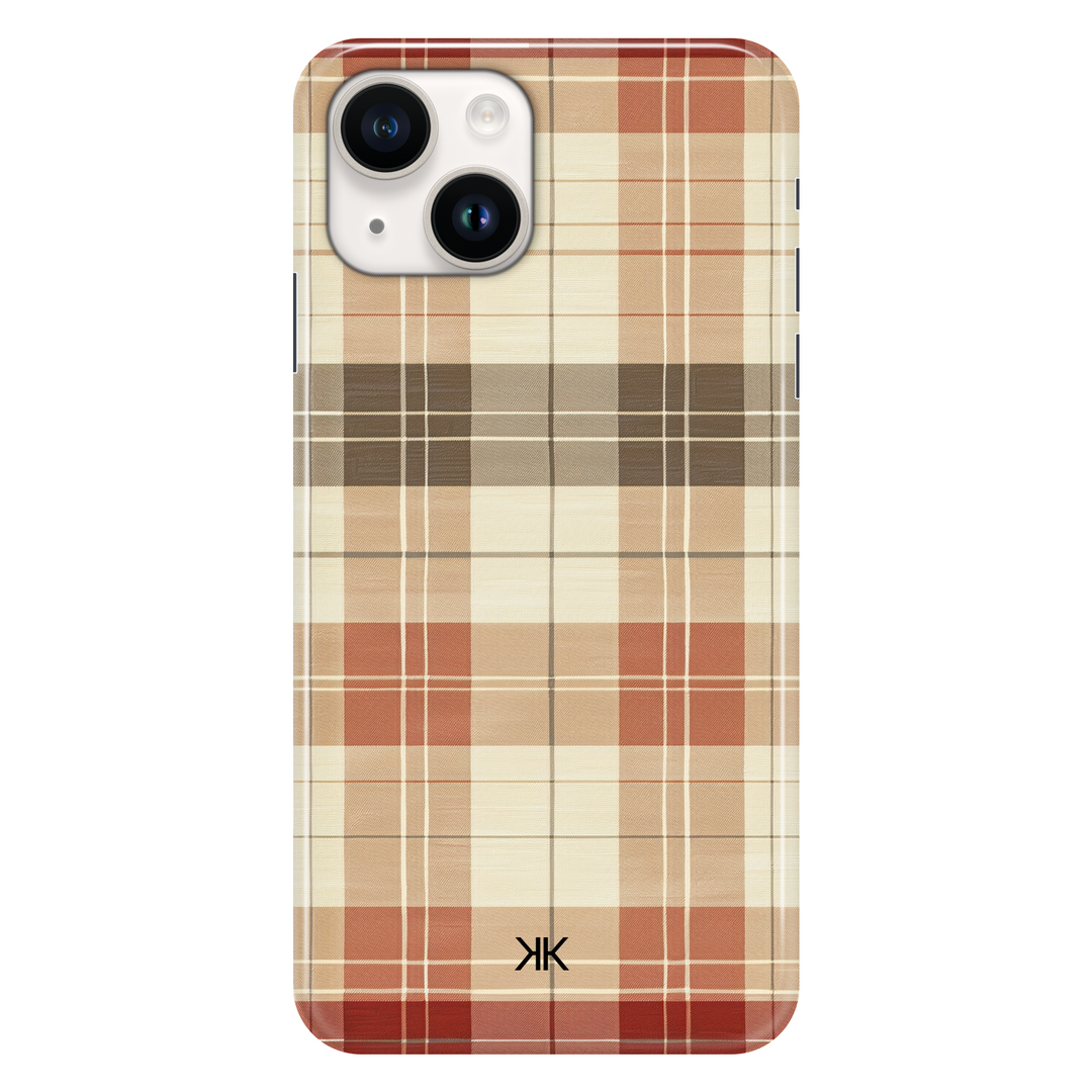 Luxury Plaid phone case for iPhone 14