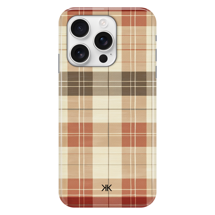 Luxury Plaid phone case for iPhone 16 Pro
