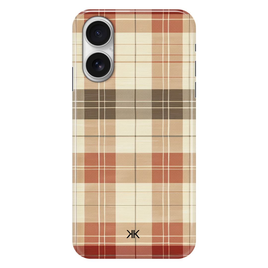 Luxury Plaid phone case for iPhone 16