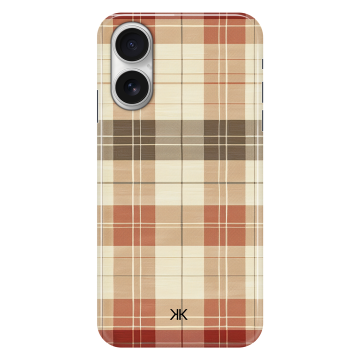 Luxury Plaid phone case for iPhone 16