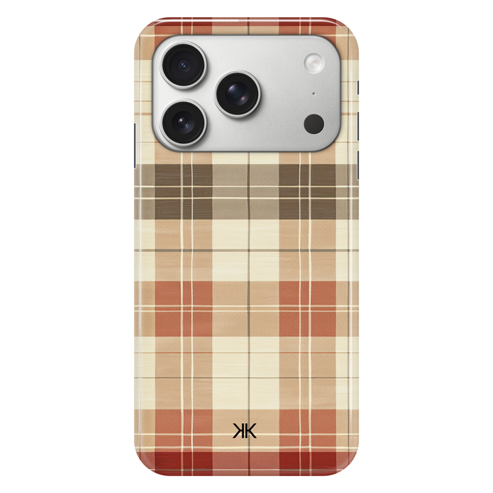 Luxury Plaid phone case for iPhone 17 Pro