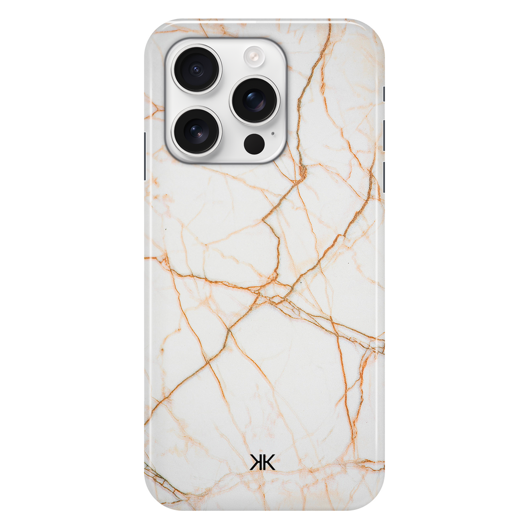 Marble Copper phone case for iPhone 16 Pro