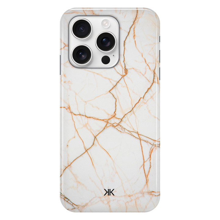 Marble Copper phone case for iPhone 16 Pro