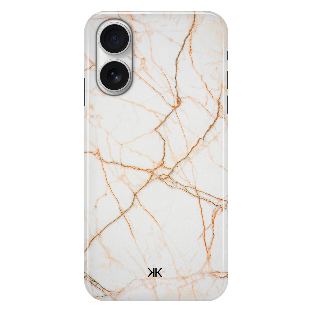 Marble Copper phone case for iPhone 16