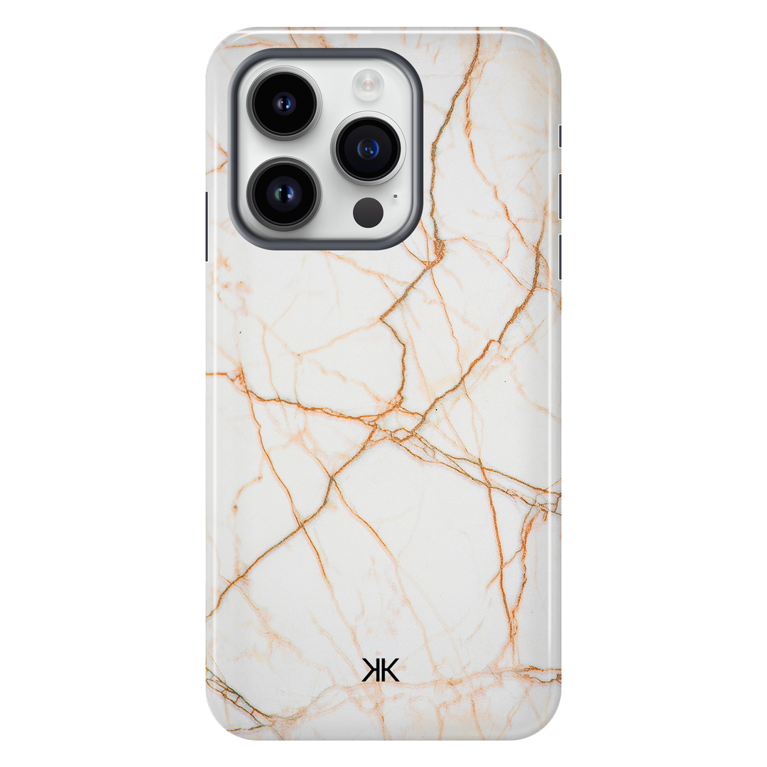 Marble Copper Phone Case - Tough Case - iphone-14-pro
