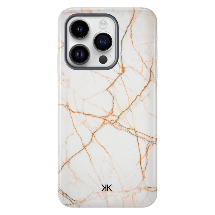 Marble Copper Phone Case - Tough Case - iphone-14-pro