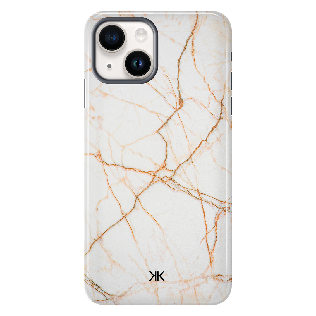 Marble Copper Phone Case - Tough Case - iphone-14