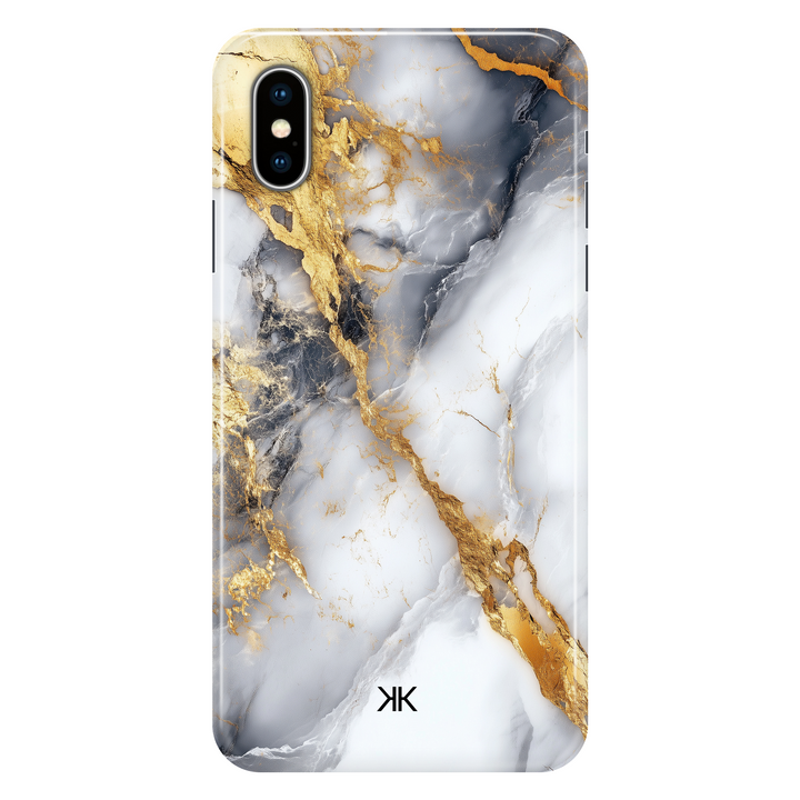 Marble Gold Lines phone case for iPhone X