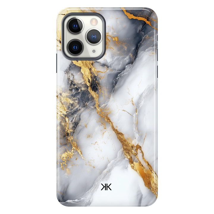 Marble Gold Lines Phone Case - Tough Case - iphone-11-pro