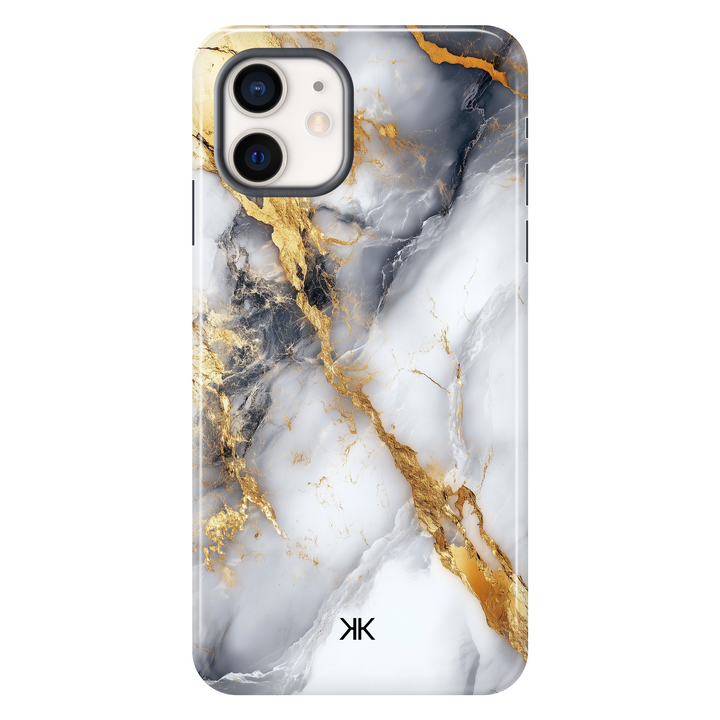Marble Gold Lines Phone Case - Tough Case - iphone-12