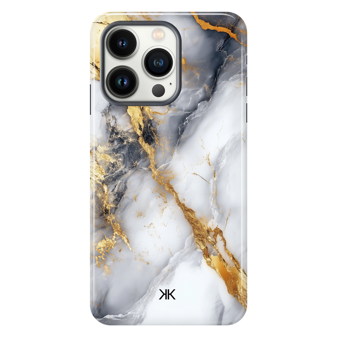 Marble Gold Lines Phone Case - Tough Case - iphone-13-pro