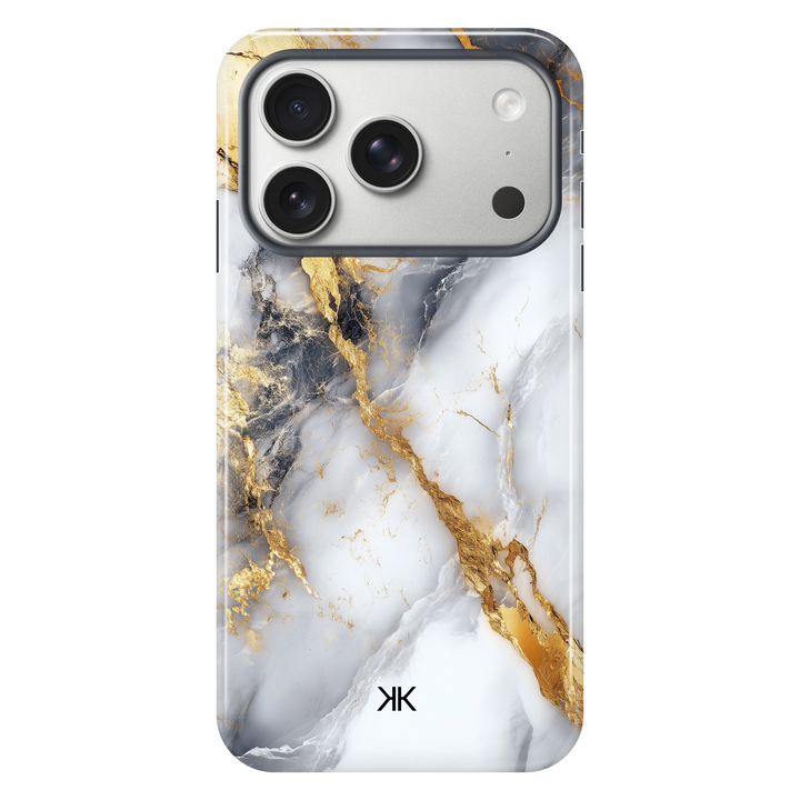Marble Gold Lines Phone Case - Tough Case - iphone-17-pro