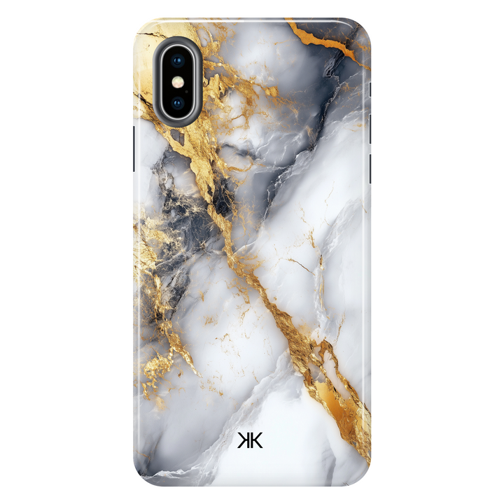 Marble Gold Lines Phone Case - Tough Case - iphone-x