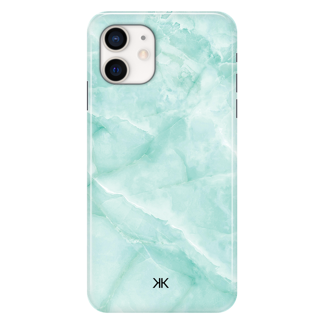 Marble Green phone case for iPhone 12