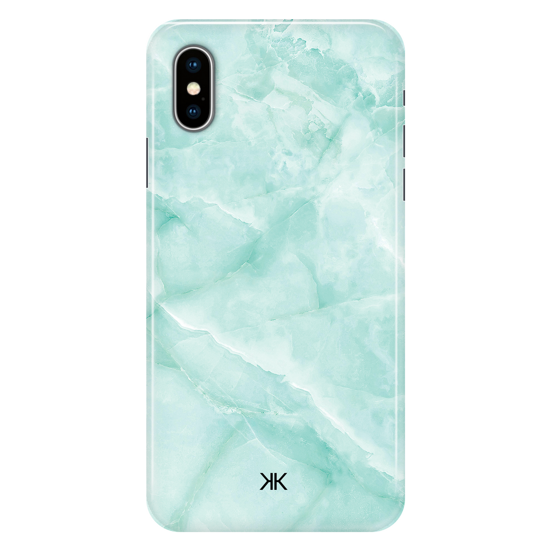 Marble Green phone case for iPhone X