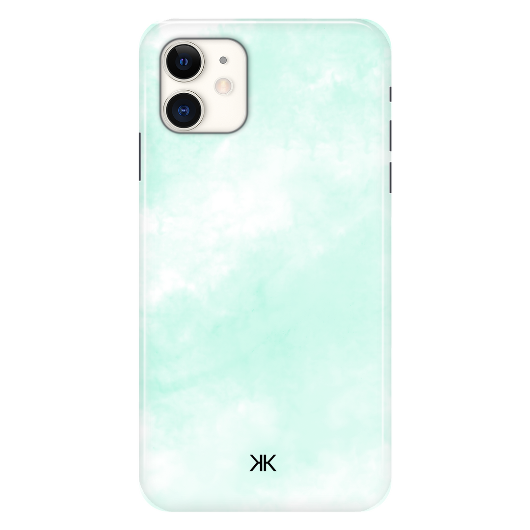Pastel Matcha Tie Dye phone case for iPhone 11