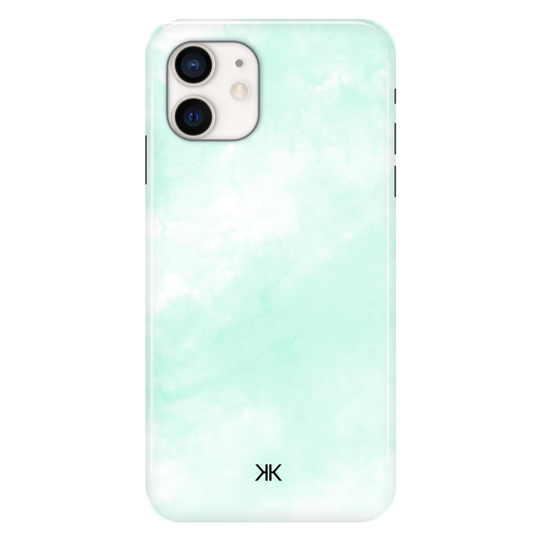Pastel Matcha Tie Dye phone case for iPhone 12