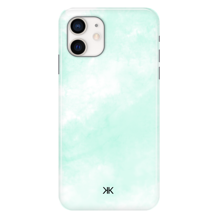 Pastel Matcha Tie Dye phone case for iPhone 12