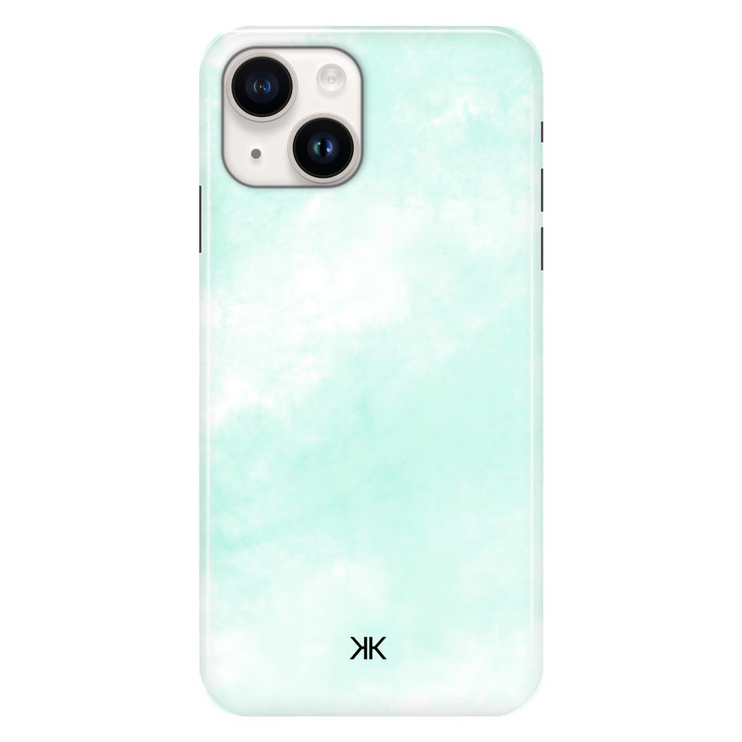 Pastel Matcha Tie Dye phone case for iPhone 14