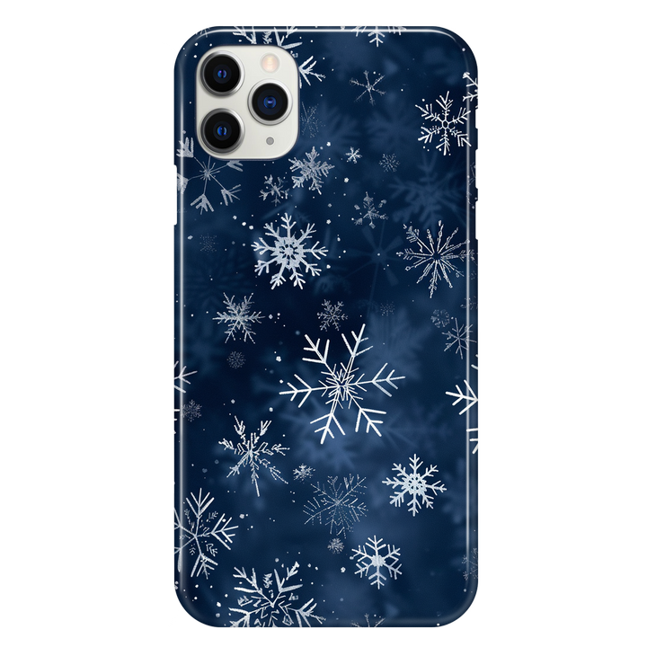 Midnight Snow Flakes Phone Case