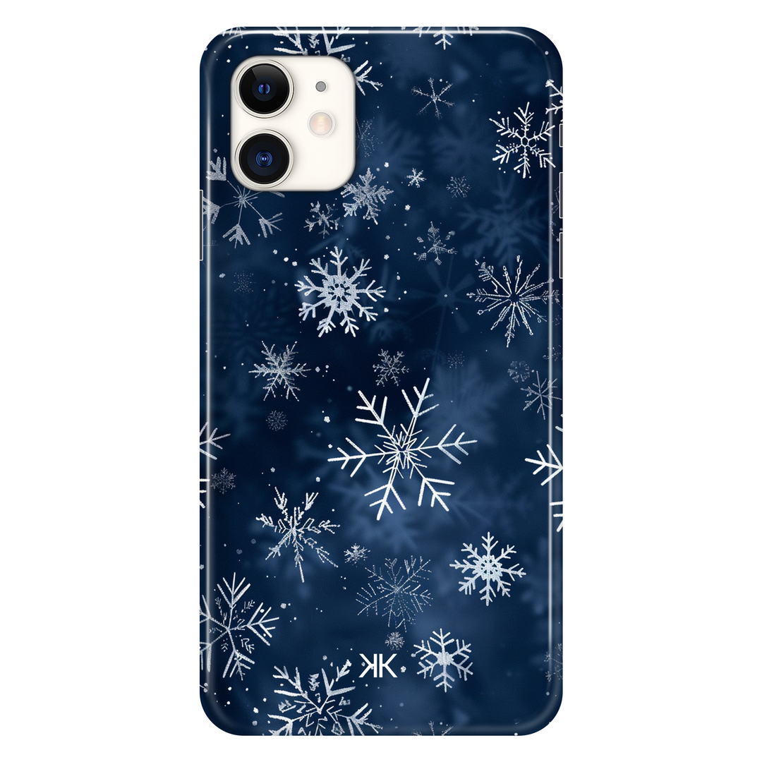 Midnight Snow Flakes phone case for iPhone 11