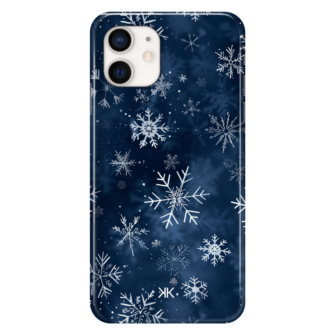 Midnight Snow Flakes phone case for iPhone 12