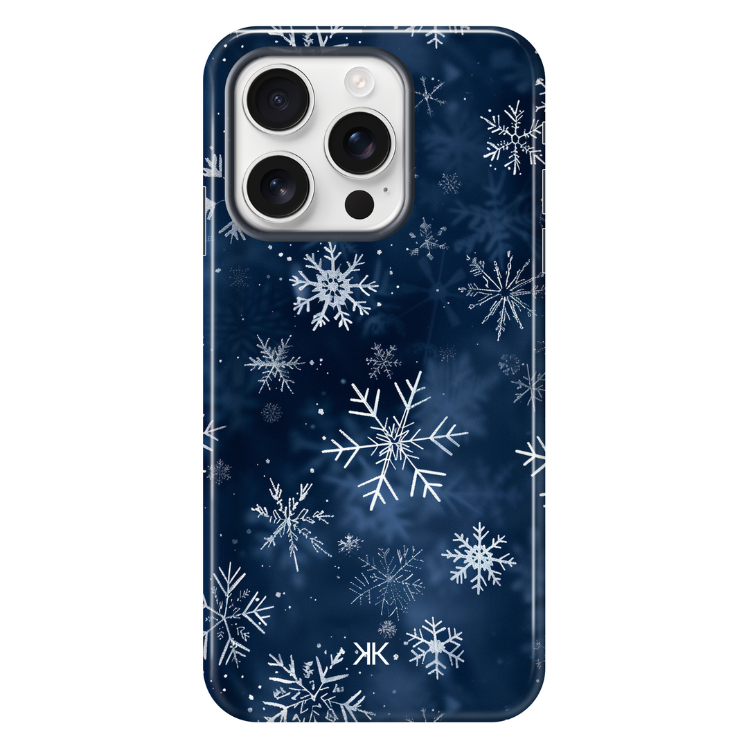 Midnight Snow Flakes Phone Case - Tough Case - iphone-16-pro