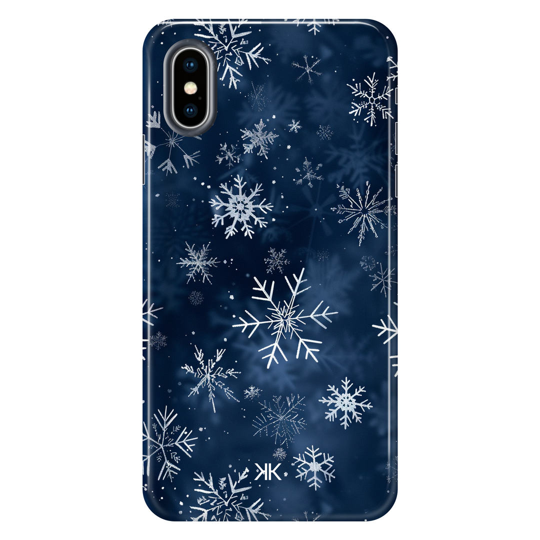 Midnight Snow Flakes Phone Case - Tough Case - iphone-x