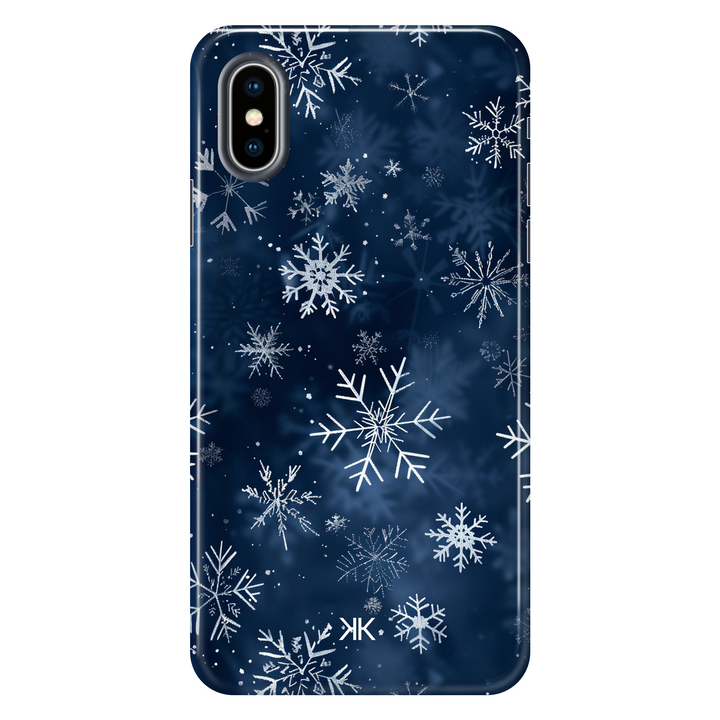 Midnight Snow Flakes Phone Case - Tough Case - iphone-x