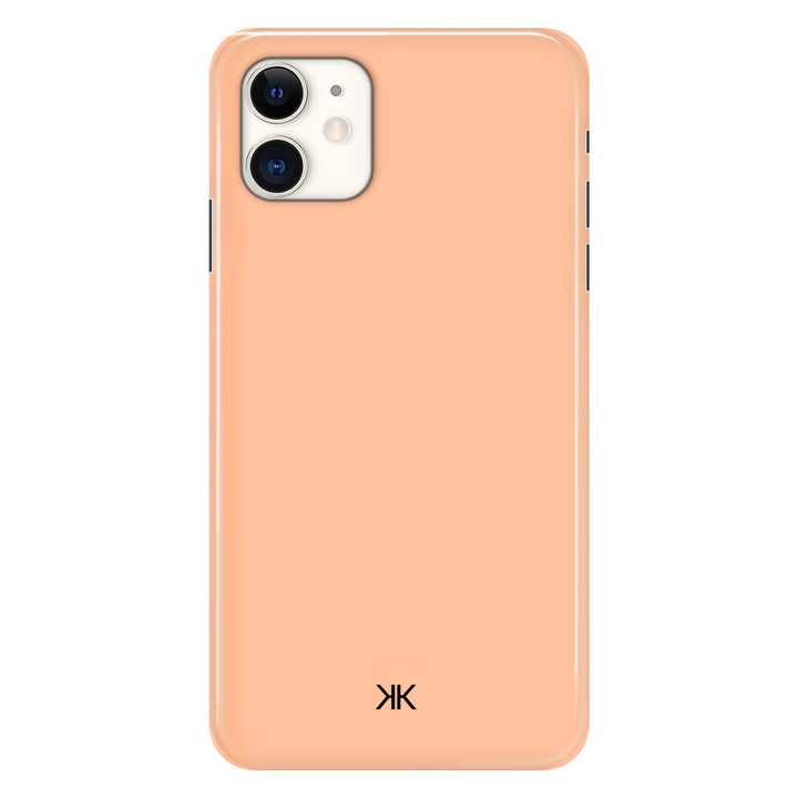 Pastel Peach phone case for iPhone 11