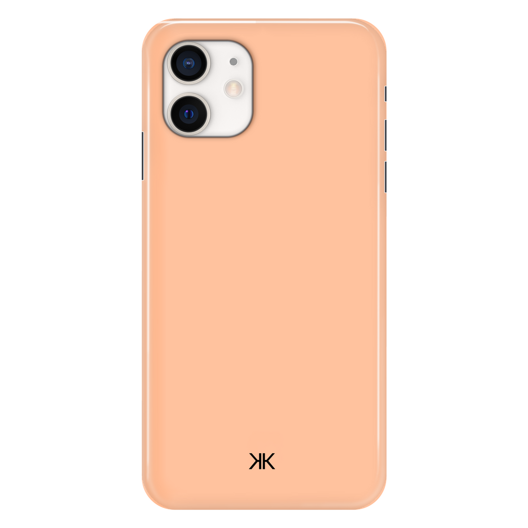 Pastel Peach phone case for iPhone 12 mini