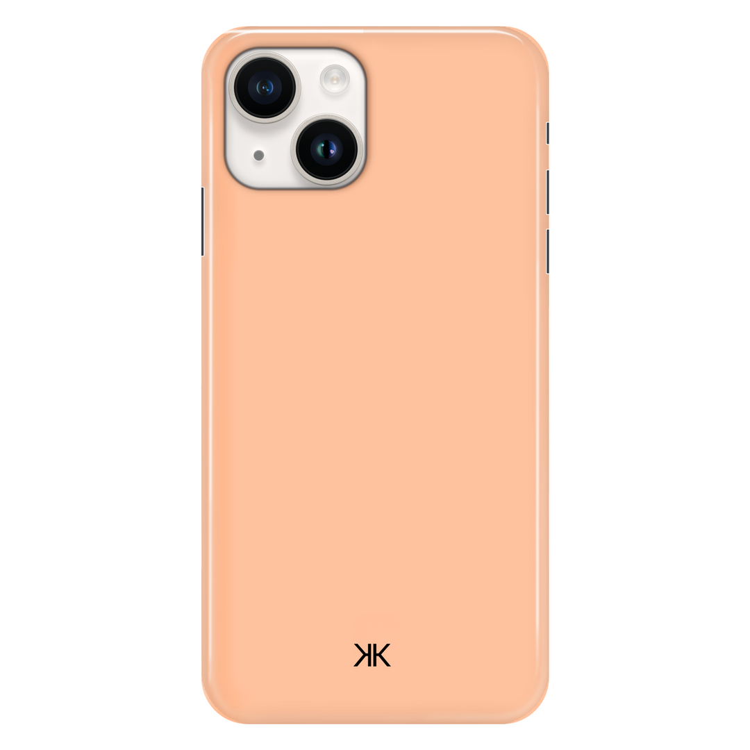 Pastel Peach phone case for iPhone 13 mini