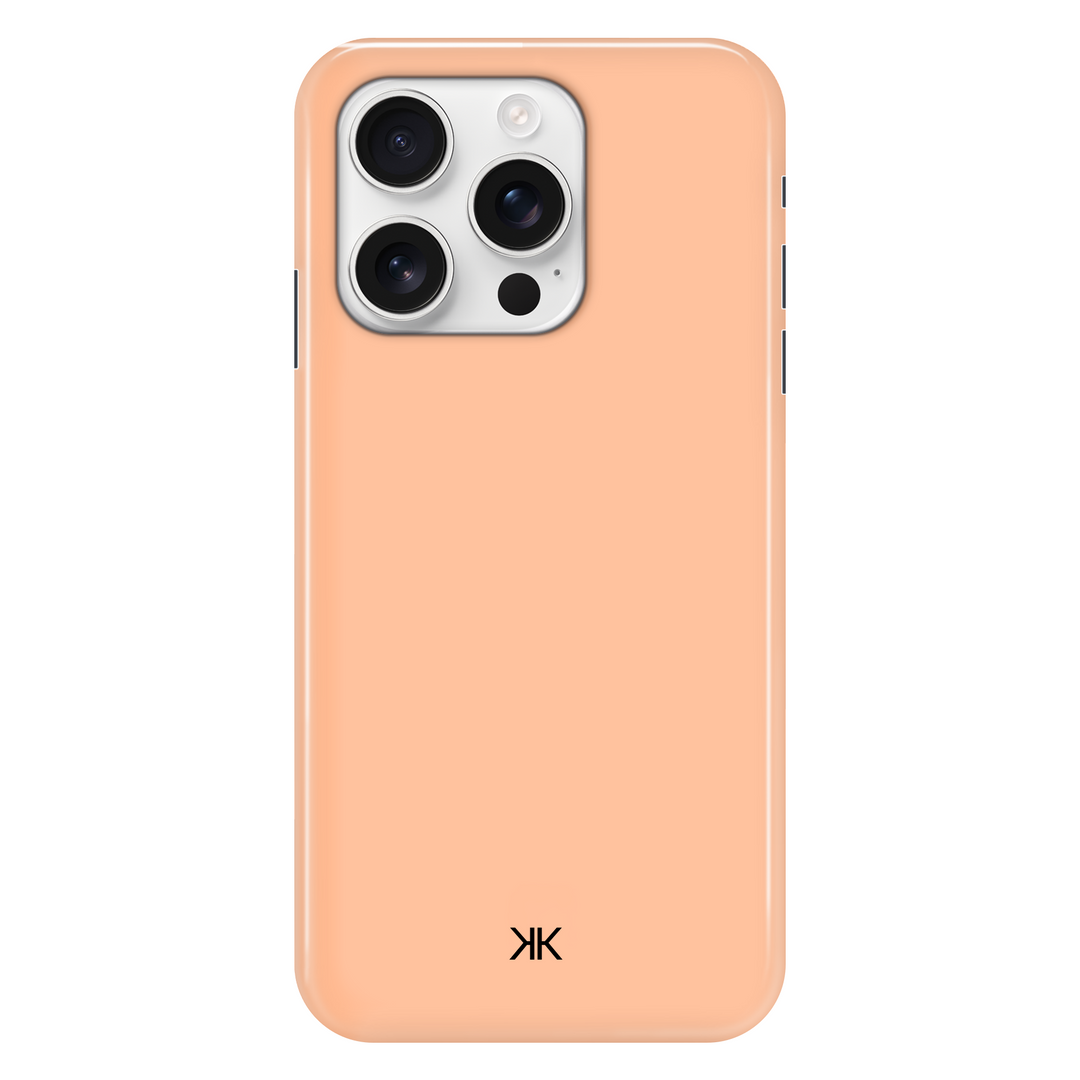 Pastel Peach phone case for iPhone 15 Pro