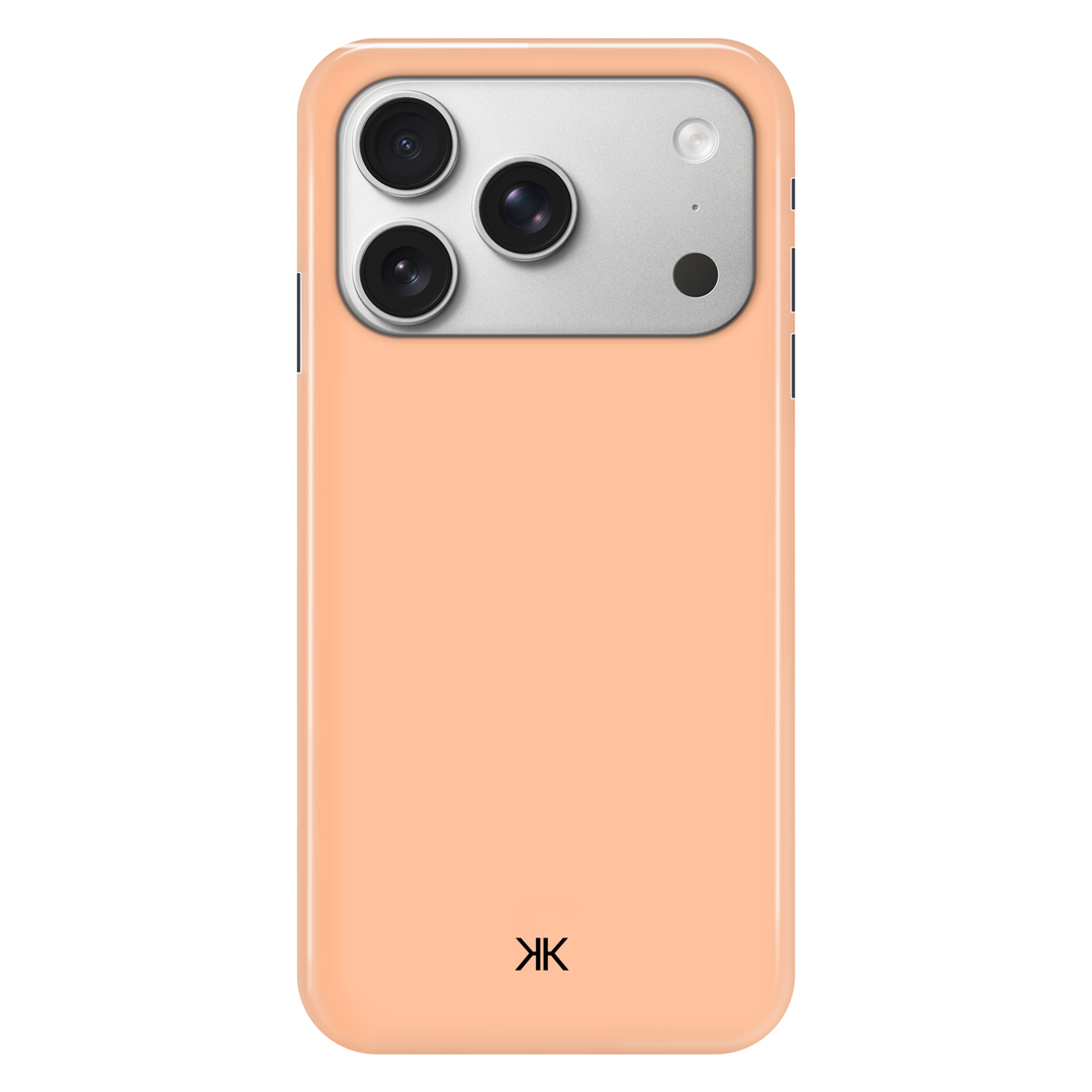 Pastel Peach phone case for iPhone 17 Pro
