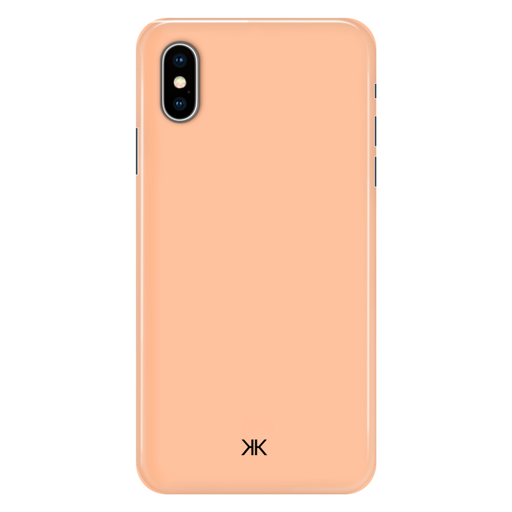 Pastel Peach phone case for iPhone X