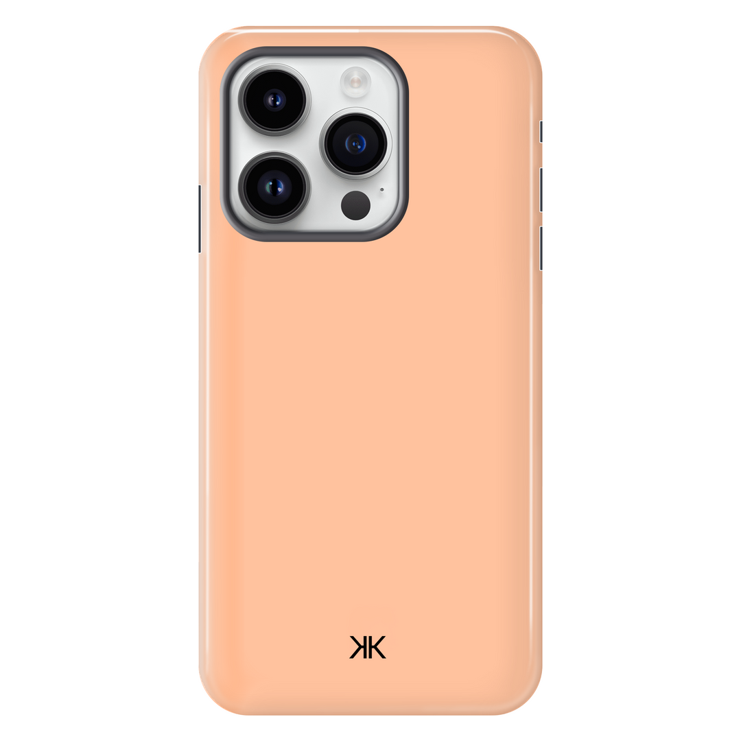 Pastel Peach tough phone case for iPhone 14 Pro
