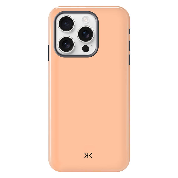 Pastel Peach tough phone case for iPhone 15 Pro