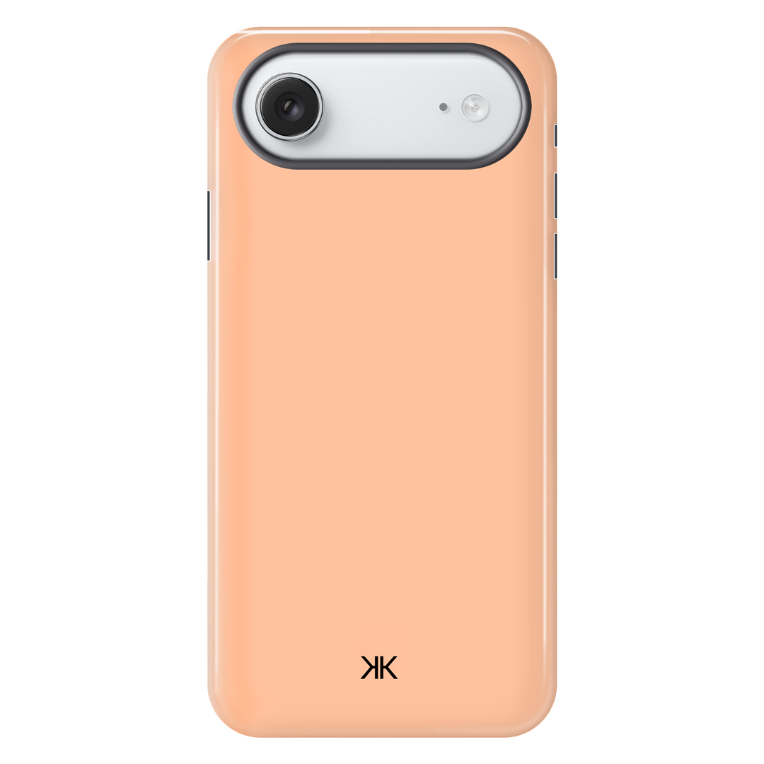 Pastel Peach tough phone case for iPhone 17 Air
