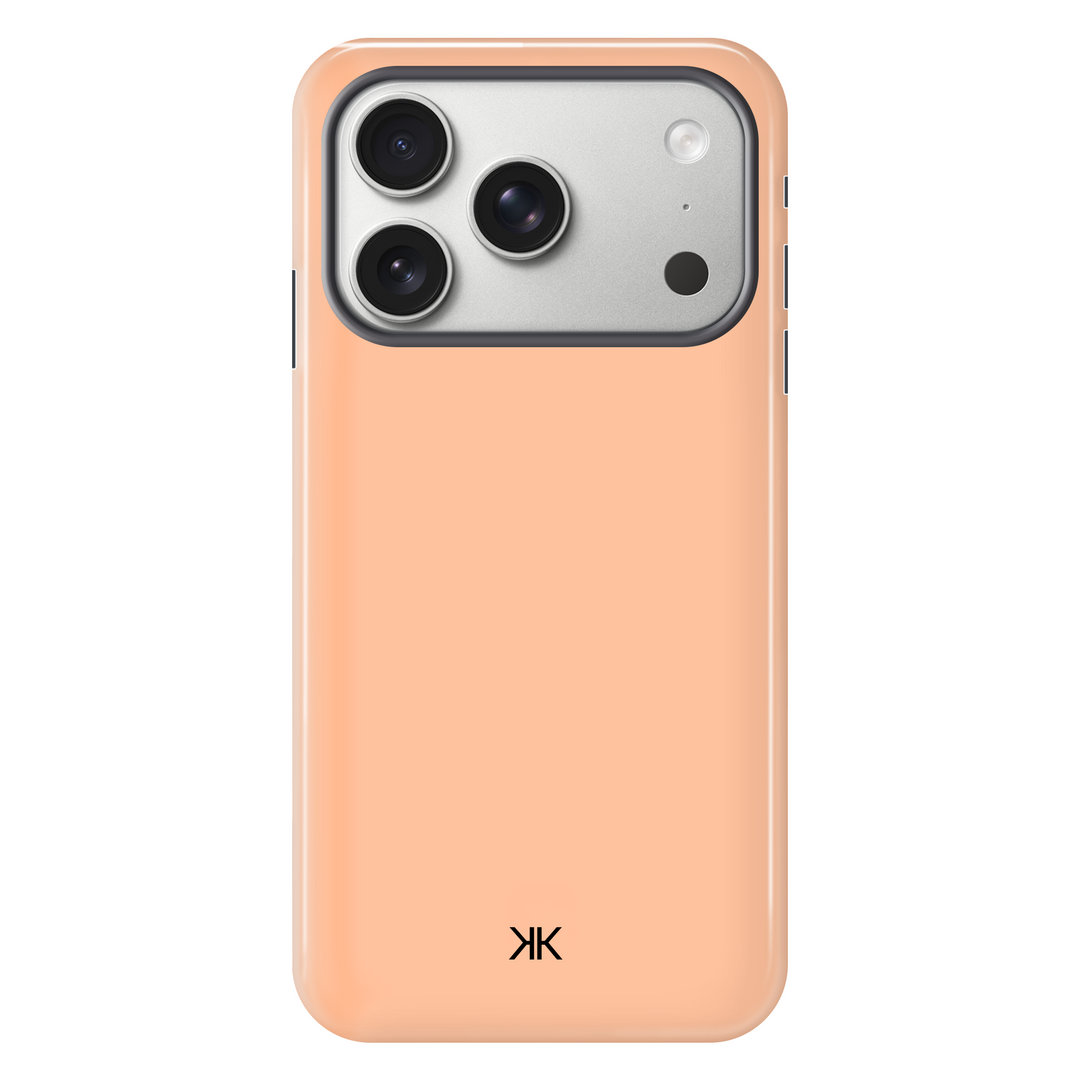 Pastel Peach tough phone case for iPhone 17 Pro