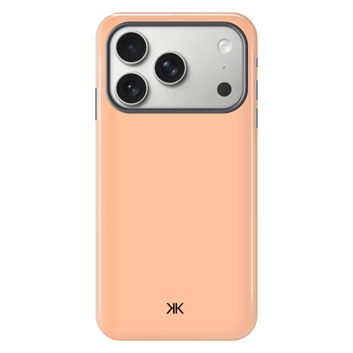 Pastel Peach tough phone case for iPhone 17 Pro
