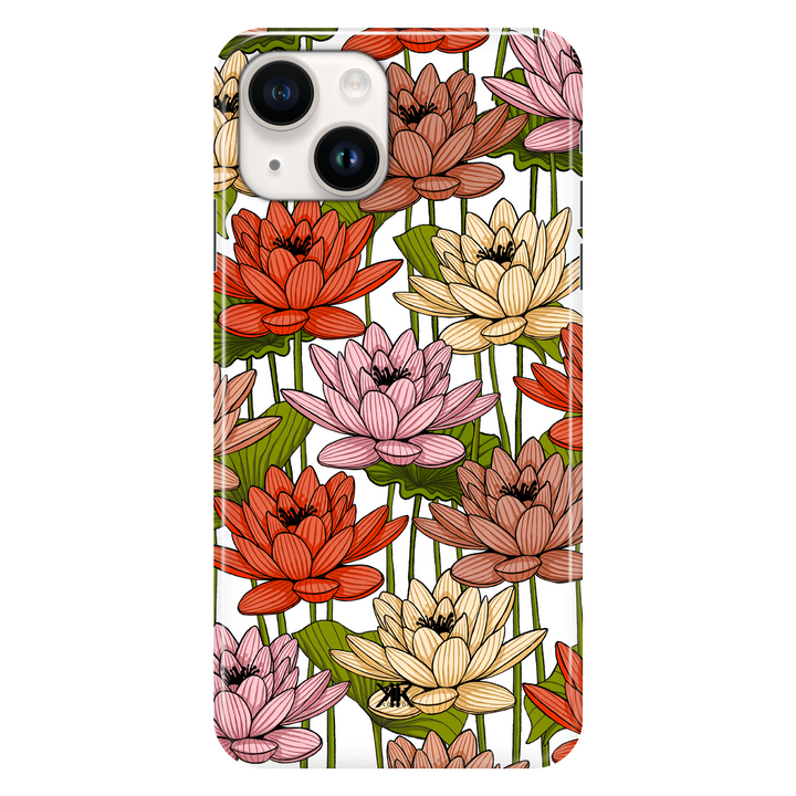 Floral Nenuphar phone case for iPhone 14