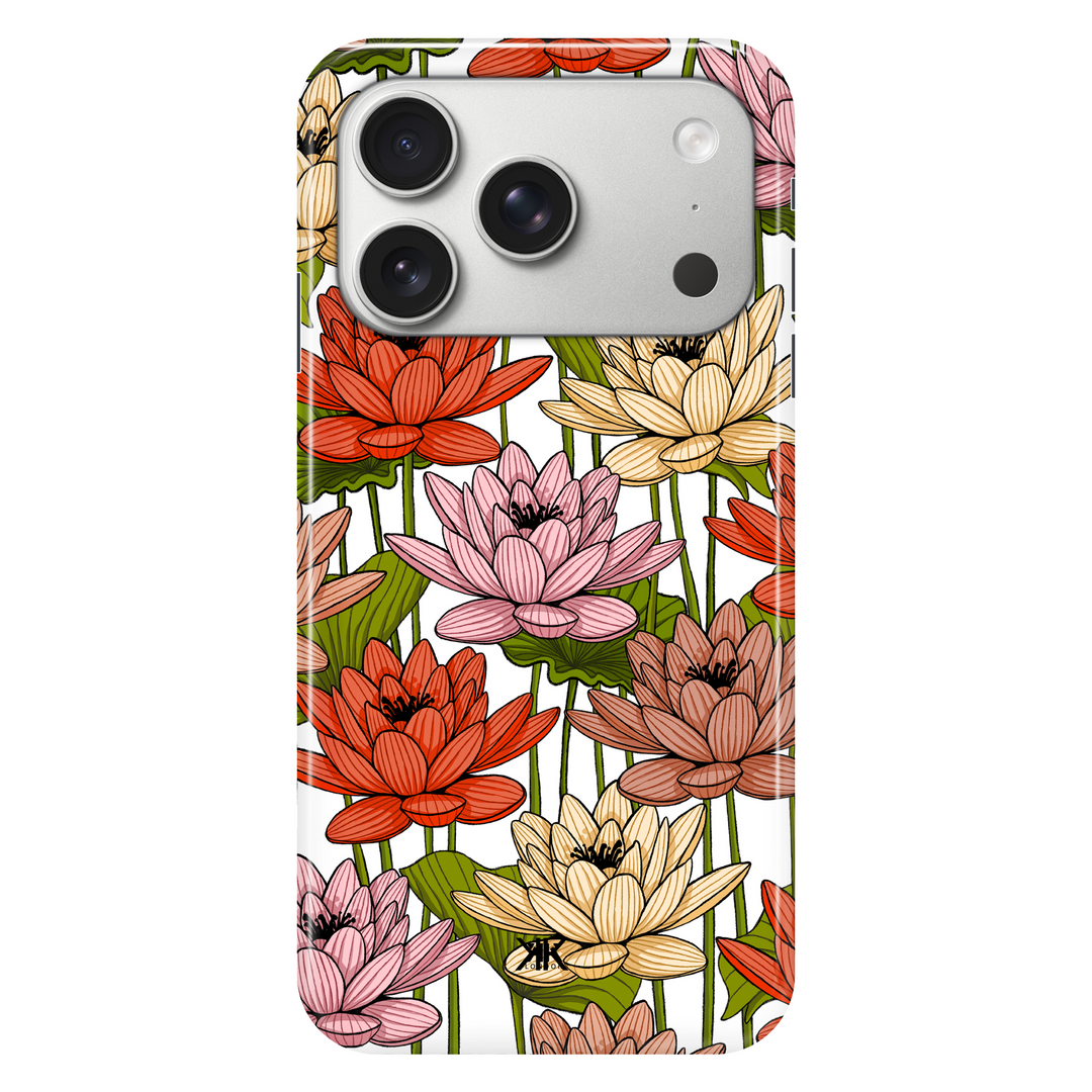 Floral Nenuphar phone case for iPhone 17 Pro