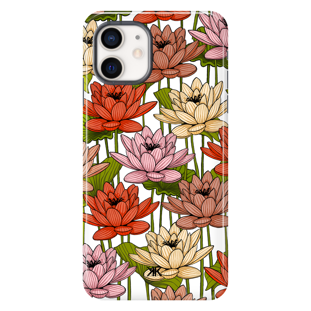 Floral Nenuphar Phone Case - Tough Case - iphone-12
