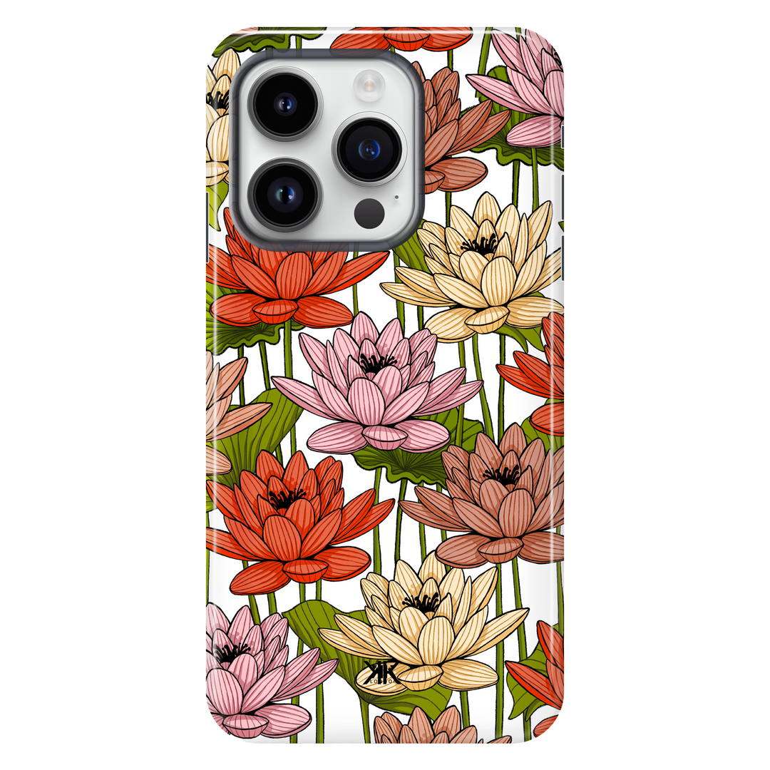 Floral Nenuphar Phone Case - Tough Case - iphone-14-pro