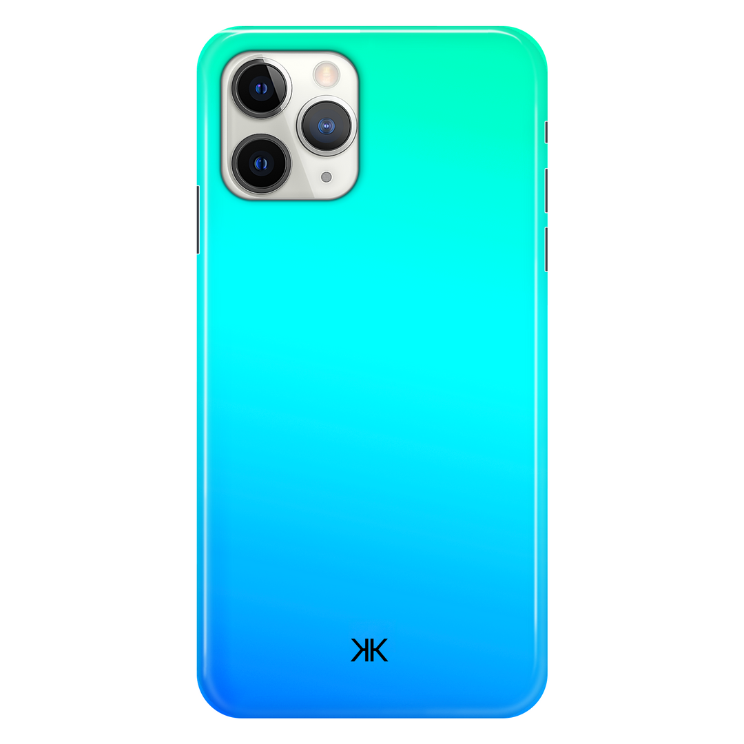 Neon Aqua Blue phone case for iPhone 11 Pro