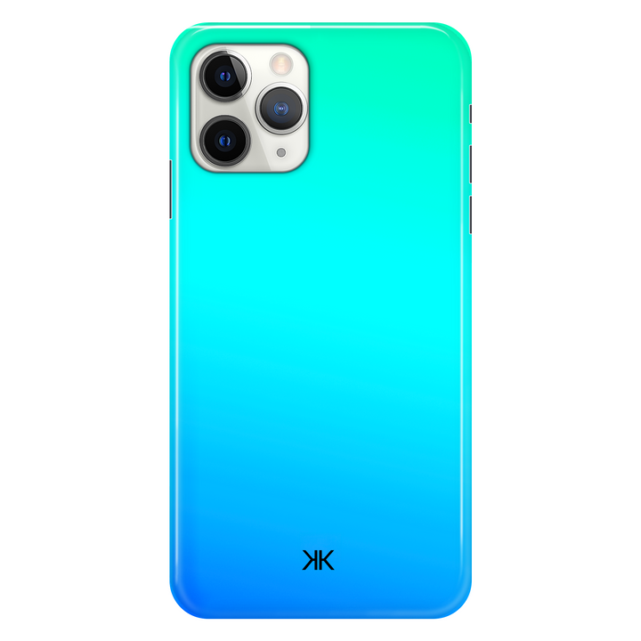 Neon Aqua Blue phone case for iPhone 11 Pro